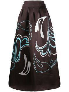 Giorgio Armani платье макси с графичным принтом