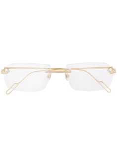 Cartier Eyewear очки в прямоугольной оправе