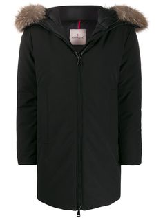 Moncler пальто со съемным капюшоном