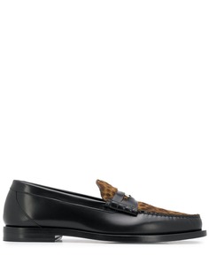 Jimmy Choo лоферы с леопардовым принтом