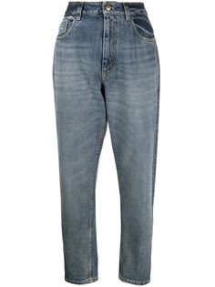 Brunello Cucinelli зауженные джинсы с завышенной талией