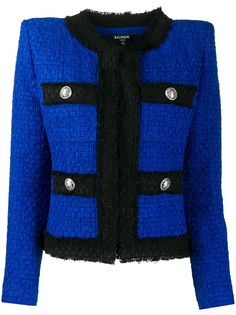 Balmain твидовый пиджак