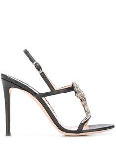Giuseppe Zanotti босоножки с декором в виде ящерицы