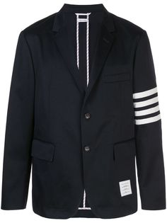 Thom Browne однобортный пиджак с полосками 4-Bar