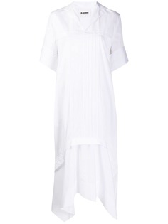 Jil Sander платье асимметричного кроя с разрезом