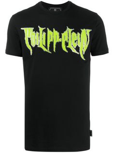 Philipp Plein футболка с декорированным логотипом