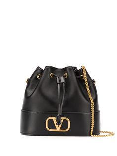 Valentino сумка-мешок Valentino Garavani с логотипом VLogo