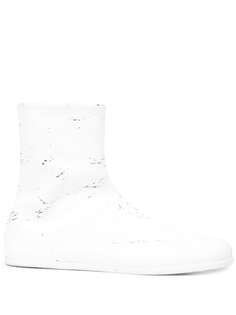 Maison Margiela ботинки Tabi с эффектом потертости