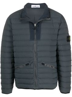 Stone Island пуховик на молнии