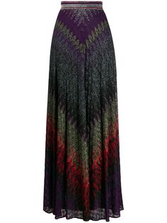Missoni юбка макси с вышивкой
