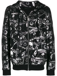 Philipp Plein худи Dollar на молнии