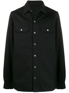 Rick Owens DRKSHDW куртка-рубашка с графичным принтом