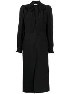 Givenchy платье миди с бантом