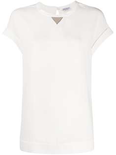 Brunello Cucinelli топ с люрексом