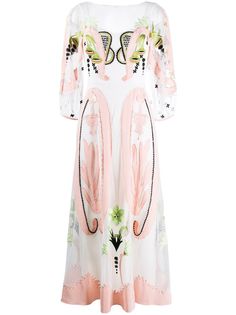 Temperley London платье с вышивкой