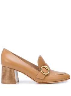 Gianvito Rossi туфли Maude на массивном каблуке
