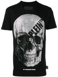 Philipp Plein футболка с декором Skull