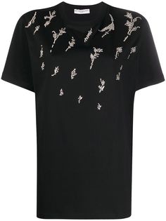 Givenchy футболка с кристаллами