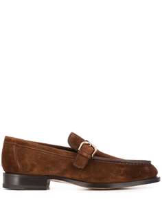 Santoni лоферы с пряжками