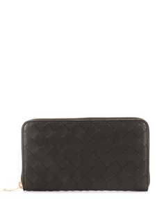 Bottega Veneta кошелек с круговой молнией и плетением Intrecciato