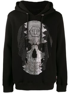 Philipp Plein спортивная куртка с принтом Skull