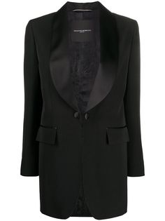Ermanno Scervino однобортный блейзер с воротником-шалькой