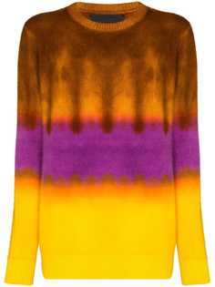 The Elder Statesman кашемировый свитер с эффектом градиента