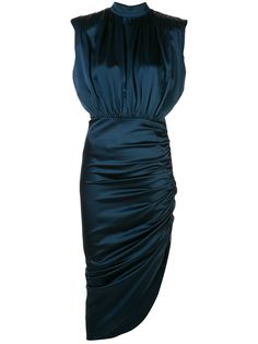 Veronica Beard платье асимметричного кроя с драпировкой