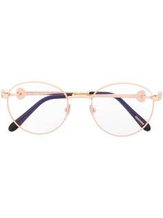 Chopard Eyewear очки в декорированной круглой оправе
