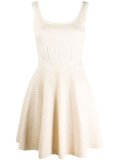 Alexander McQueen фактурное трикотажное платье