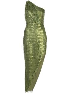 Michelle Mason платье асимметричного кроя с пайетками