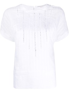 Ermanno Scervino футболка с бахромой