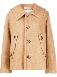 Marni куртка оверсайз Teddy