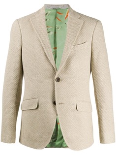 Etro однобортный пиджак узкого кроя