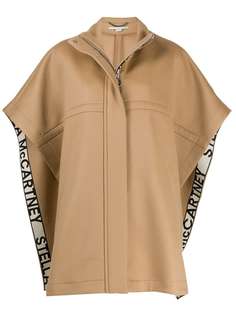 Stella McCartney кейп с логотипом