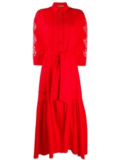 Ermanno Scervino платье-трапеция с кружевом