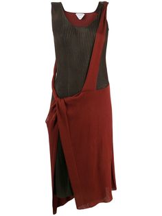 Bottega Veneta деконструированное трикотажное платье