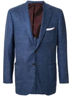 Kiton однобортный пиджак с накладными карманами