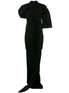 Rick Owens платье макси асимметричного кроя