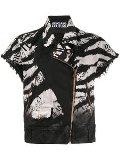 Versace Jeans Couture джинсовая куртка с логотипом