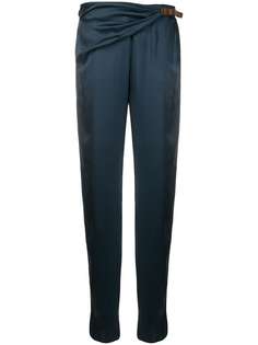Giorgio Armani брюки с драпировкой