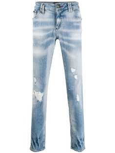 Philipp Plein джинсы кроя слим с прорезями