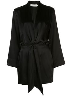 Michelle Mason платье мини с завязками в стиле кимоно