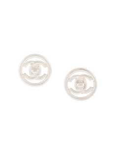 Chanel Pre-Owned серьги 1997-го года с логотипом CC