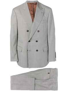Brunello Cucinelli костюм с двубортным пиджаком
