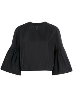 Givenchy куртка на молнии с пышными рукавами