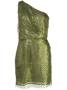 Michelle Mason платье мини на одно плечо