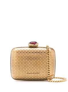 Alexander McQueen металлический мини-клатч