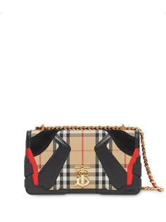 Burberry маленькая сумка Lola в клетку Vintage Check