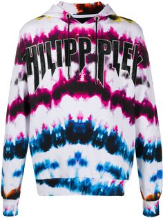 Philipp Plein худи с принтом тай-дай и логотипом